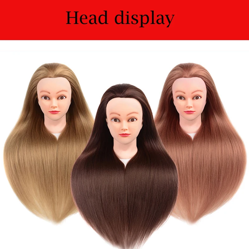 MISSQUEEN Training Head Hairdressers 60cm Hair Synthetic Mannequin Head Hairstyles Female Mannequin Hairdressing Styling
MISSQUEEN Training Head Hairdressers 60cm Hair Synthetic Mannequin Head Hairstyles Female Mannequin Hairdressing Styling
