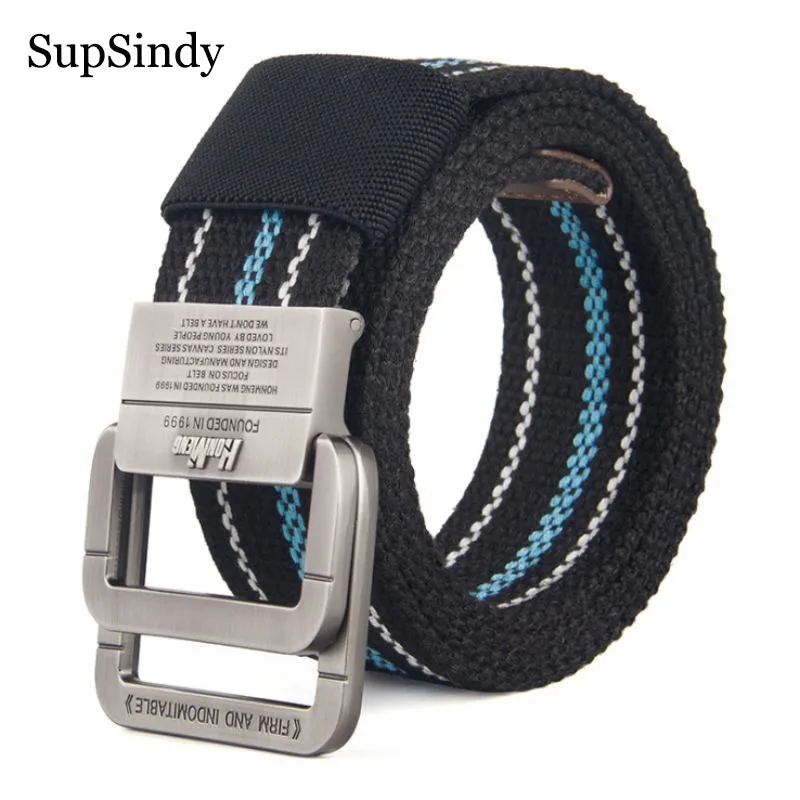 SupSindy new men's canvas belt Alloy buckle Double ring nylon stripe military belt luxury Army tactical belts for Men strap male
SupSindy new men's canvas belt Alloy buckle Double ring nylon stripe military belt luxury Army tactical belts for Men strap male