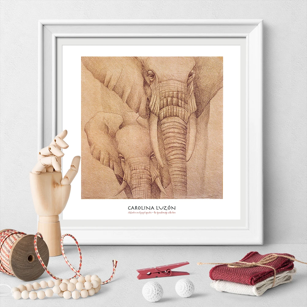 Retro Wall Art Canvas Poster And Print Elephant Father And Son ANIMAL Canvas Painting Art Picture For Living Room Home No Frame 
Retro Wall Art Canvas Poster And Print Elephant Father And Son ANIMAL Canvas Painting Art Picture For Living Room Home No Frame