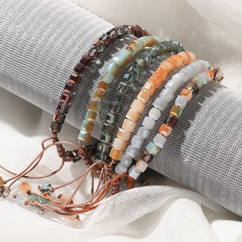 2019 Adjustable for Girls Beautiful Color Fashion Minimalism Beads Bracelets Cubic Crystal Bracelet for Women Simple Jewelry
2019 Adjustable for Girls Beautiful Color Fashion Minimalism Beads Bracelets Cubic Crystal Bracelet for Women Simple Jewelry