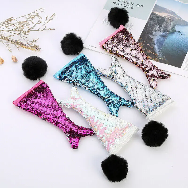 Girl Cute Paillette Mermaid Pencil Case Makeup Pouch Coin Purse Storage Bag
Girl Cute Paillette Mermaid Pencil Case Makeup Pouch Coin Purse Storage Bag