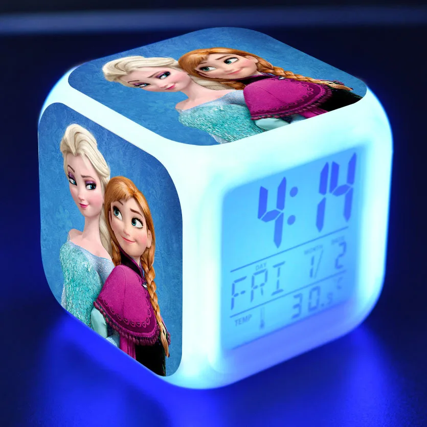 Elsa Anna Cartoon Alarm Clock Kids Toys Led reloj despertador digital alarm clock electronic wake up light table reveil wekker
Elsa Anna Cartoon Alarm Clock Kids Toys Led reloj despertador digital alarm clock electronic wake up light table reveil wekker