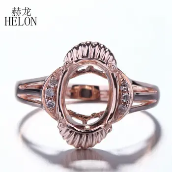 Solid 14K Rose Gold 9x7mm Oval Shape Engagement & Wedding Semi Mount Pave Natural Diamonds Women's Jewelry Fine Ring Setting
Solid 14K Rose Gold 9x7mm Oval Shape Engagement & Wedding Semi Mount Pave Natural Diamonds Women's Jewelry Fine Ring Setting