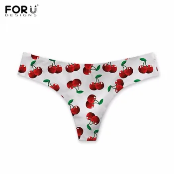 FORUDESIGNS Funny Fruit Cherry/Pineapple Pattern Womans Sexy G-strings Lady Seamless Briefs Panties Ultra-thin Thongs Plus Size 
FORUDESIGNS Funny Fruit Cherry/Pineapple Pattern Womans Sexy G-strings Lady Seamless Briefs Panties Ultra-thin Thongs Plus Size