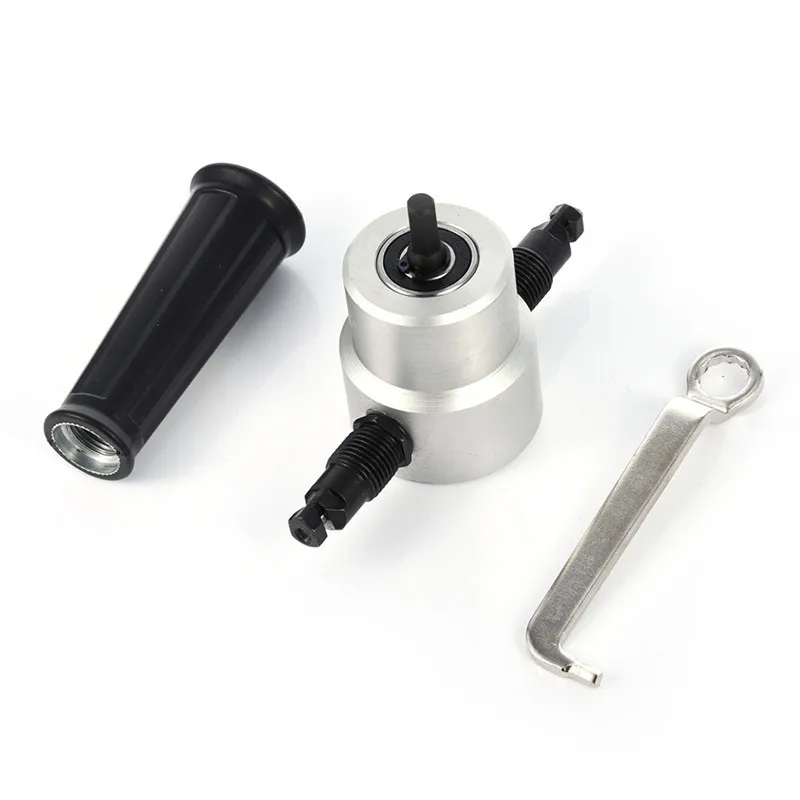 Nibble Metal Cutting Double Head Sheet Nibbler Saw Cutter Drill Cutting Tool Nibbler Sheet Metal Cut Car Home Hand Tools
Nibble Metal Cutting Double Head Sheet Nibbler Saw Cutter Drill Cutting Tool Nibbler Sheet Metal Cut Car Home Hand Tools