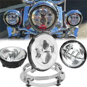 1pcs 7inch Projector Headlight H4 Hi/Low Beam 1pcs 7inch bezel mounting brackets 2pcs 30w fog Light Bulb Accessories for motor
1pcs 7inch Projector Headlight H4 Hi/Low Beam 1pcs 7inch bezel mounting brackets 2pcs 30w fog Light Bulb Accessories for motor