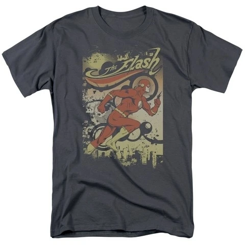 Trevco Dc-Just Passing Through - Short Sleeve Adult 18-1 Tee - Charcoal Small (1)