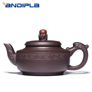 250cc Authentic Yixing Teapot Purple Clay Master Handmade Boutique Dragon Ball Pot Health Care Pottery Tea Maker Kung Fu Tea Set
250cc Authentic Yixing Teapot Purple Clay Master Handmade Boutique Dragon Ball Pot Health Care Pottery Tea Maker Kung Fu Tea Set