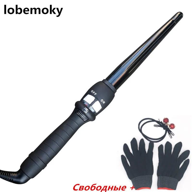 Digital Temperature Control Styling Tools Ceramic Cone Hair Curling Iron Tong Hair Curler Roller Curling Wand
Digital Temperature Control Styling Tools Ceramic Cone Hair Curling Iron Tong Hair Curler Roller Curling Wand