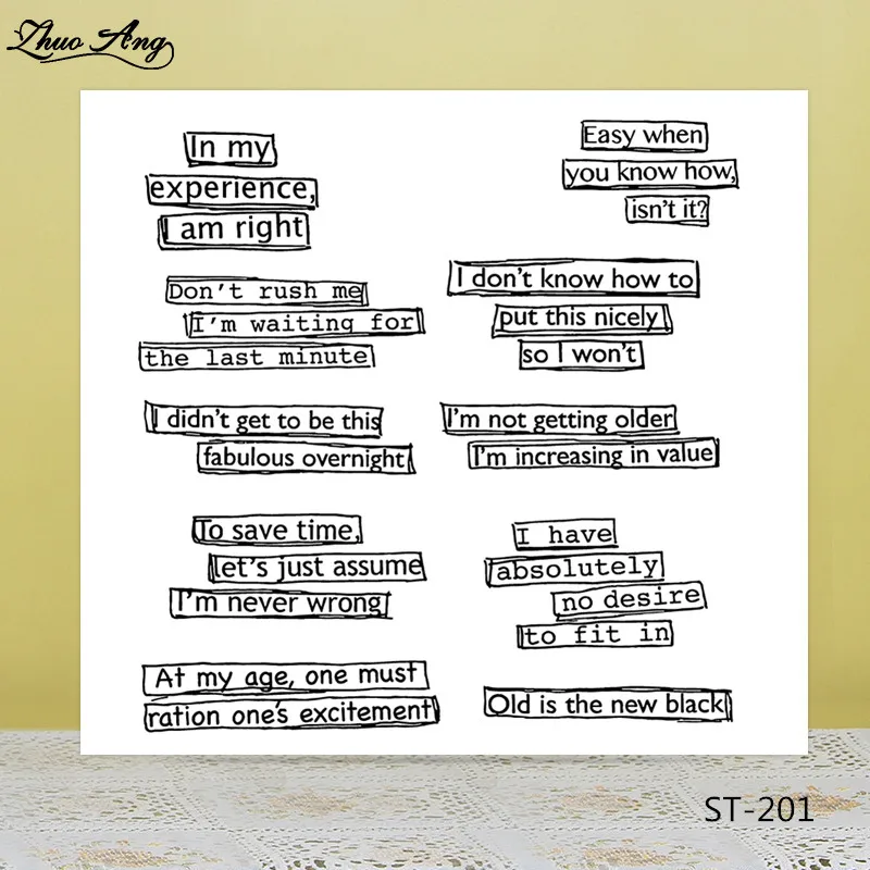 English Phrases Tags Design Clear Silicone Stamp/Seal for DIY Scrapbooking/Photo Album Decorative Card Making Clear Stamps
English Phrases Tags Design Clear Silicone Stamp/Seal for DIY Scrapbooking/Photo Album Decorative Card Making Clear Stamps