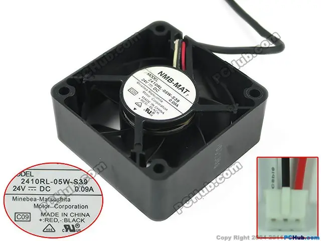 NMB-MAT 2410RL-05W-S39 C09 DC 24V 0.09A 60x60x25 мм вентилятор охлаждения сервера
NMB-MAT 2410RL-05W-S39 C09 DC 24V 0.09A 60x60x25 мм вентилятор охлаждения сервера