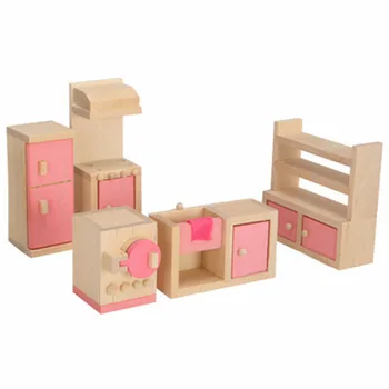 Wooden Miniature Dollhouse Furniture Toys Set Bedroom Kitchen Dinner Room Bathroom Living Room Pretend Play Toy For Girl FJ88
Wooden Miniature Dollhouse Furniture Toys Set Bedroom Kitchen Dinner Room Bathroom Living Room Pretend Play Toy For Girl FJ88