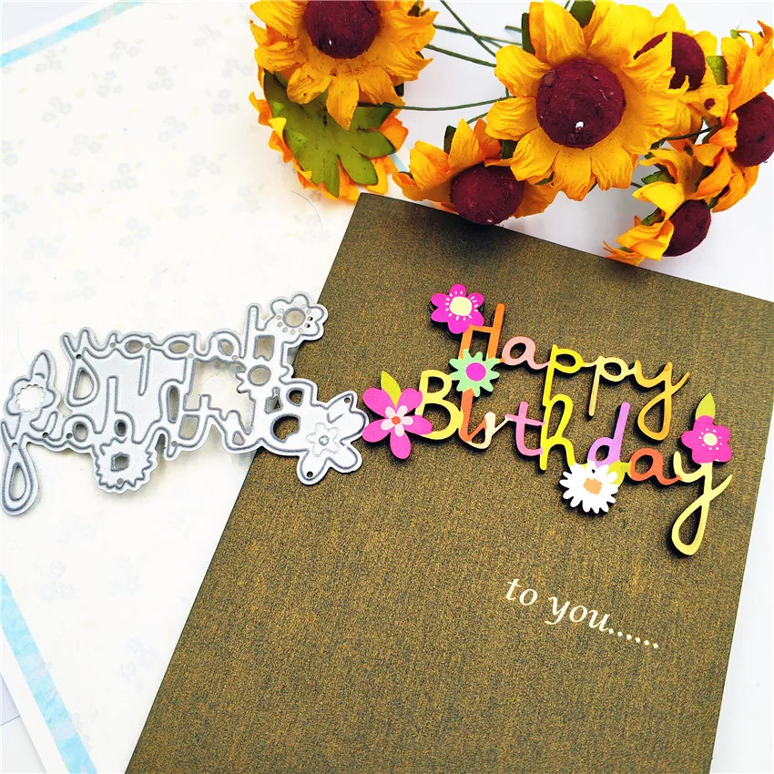 Happy Birthday Letter Metal Cutting Dies Stencils for Scrapbooking DIY Embossing Folder Paper Cards Maker Handmade Album Crafts
Happy Birthday Letter Metal Cutting Dies Stencils for Scrapbooking DIY Embossing Folder Paper Cards Maker Handmade Album Crafts