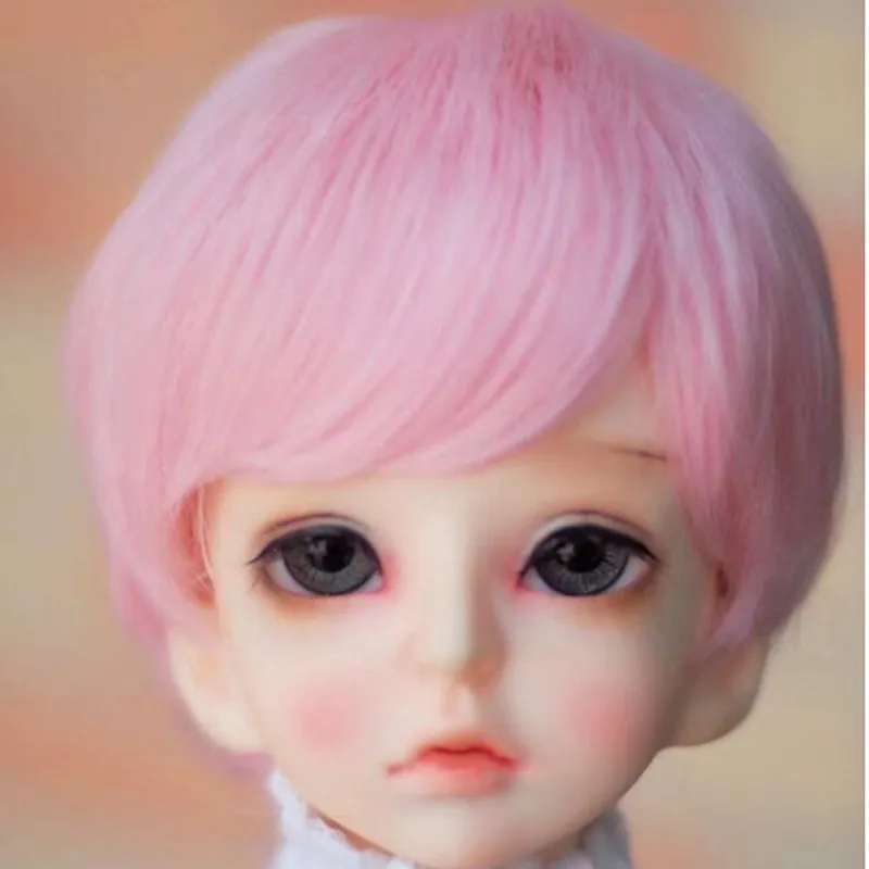 BEIOUFENG 1/3 1/4 1/6 BJD парик высокая Температура Мальчик короткие вьющиеся волосы кукла