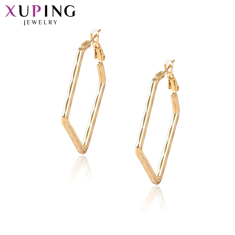Xuping Elegant Hoop Earrings Gold-color for Women Popular Design Jewelry Mother's Day Gift S98.1-96815
Xuping Elegant Hoop Earrings Gold-color for Women Popular Design Jewelry Mother's Day Gift S98.1-96815