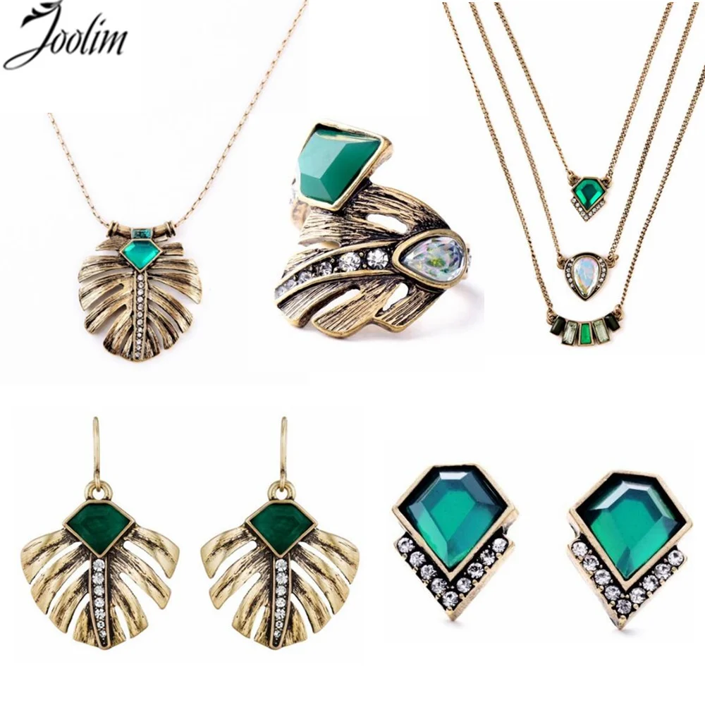 JOOLIM Jewelry Wholesale/2016 Vintage Leaf Jewelry Set American Jewelry Daily Jewelry
JOOLIM Jewelry Wholesale/2016 Vintage Leaf Jewelry Set American Jewelry Daily Jewelry