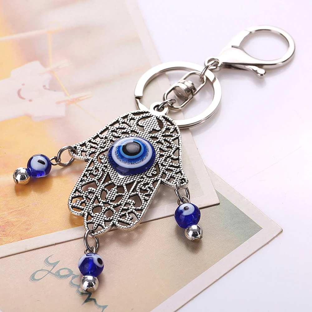 Classic Charm Amulet Hamsa Fatima Hand Evil Eye Keychains Purse Bag Buckle Pendant For Car Keyrings key chains holder women
Classic Charm Amulet Hamsa Fatima Hand Evil Eye Keychains Purse Bag Buckle Pendant For Car Keyrings key chains holder women