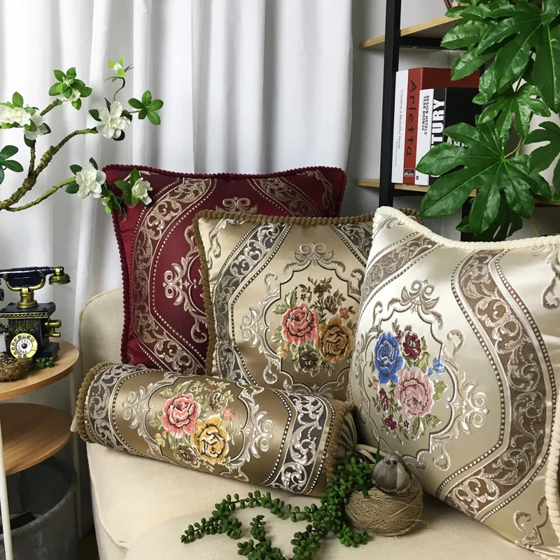 CURCYA Luxury Jacquard Flower Cushion Cover Retro European Royal Aulic Elegant Room Decorative Sofa Pillow Cover Cases
CURCYA Luxury Jacquard Flower Cushion Cover Retro European Royal Aulic Elegant Room Decorative Sofa Pillow Cover Cases