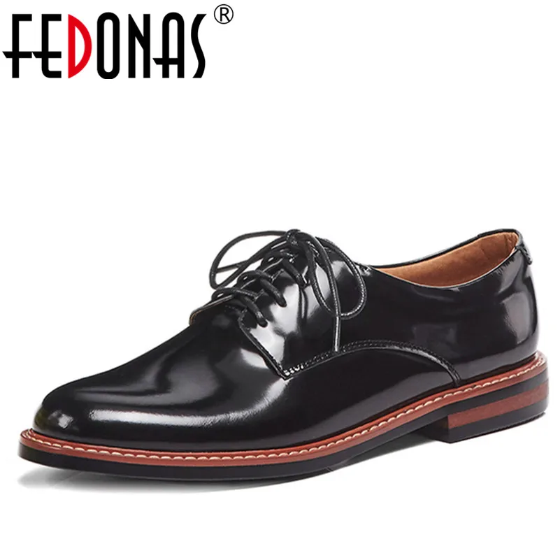 FEDONAS British Style Women Retro Genuine Leather Shoes Woman Autumn Lace Up Rome Style Low Heels Rome Pumps Top Quality Shoes
FEDONAS British Style Women Retro Genuine Leather Shoes Woman Autumn Lace Up Rome Style Low Heels Rome Pumps Top Quality Shoes