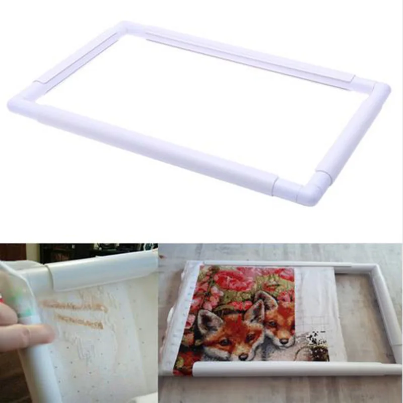 DIY Cross Stitch Craft Tool Sewing Tools Handhold Square Shape Embroidery Plastic Frame Hoop Sewing Craft Accessories DIY Tools
DIY Cross Stitch Craft Tool Sewing Tools Handhold Square Shape Embroidery Plastic Frame Hoop Sewing Craft Accessories DIY Tools