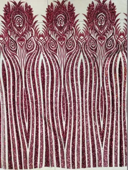 newest ZH-118114 Nigerian French net lace fabric with sequins embroidered Net Lace Fabric
newest ZH-118114 Nigerian French net lace fabric with sequins embroidered Net Lace Fabric