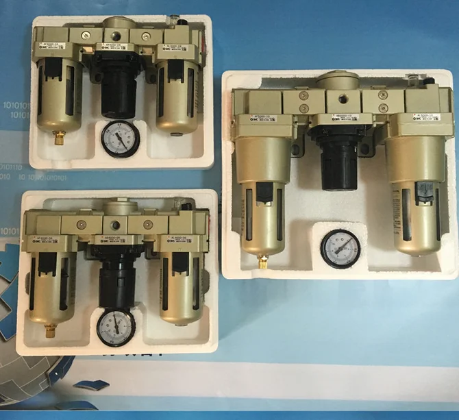 SMC AC5000-06 3/4 "air pressure FRL air filter regulator combination AF5000 + AR5000 + AL5000 airsource treatment unit AC series
SMC AC5000-06 3/4 "air pressure FRL air filter regulator combination AF5000 + AR5000 + AL5000 airsource treatment unit AC series