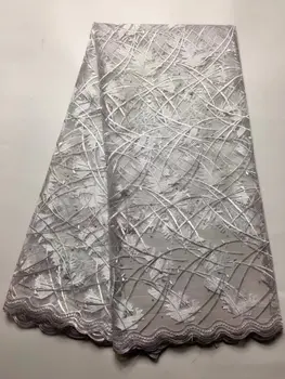White Color African Lace Fabric 2017 Embroidered Nigerian Lace Fabric High Quality French Tulle Lace Fabric With Bead And Stone
White Color African Lace Fabric 2017 Embroidered Nigerian Lace Fabric High Quality French Tulle Lace Fabric With Bead And Stone