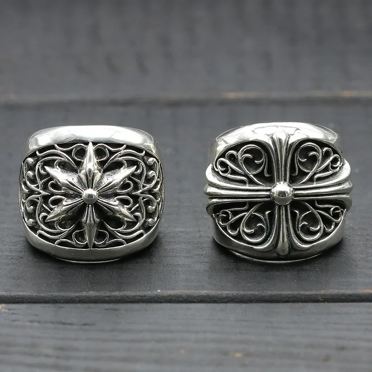 The crusaders flower ring six-pointed star 925 pure silver men's ring cdo old ring
The crusaders flower ring six-pointed star 925 pure silver men's ring cdo old ring
