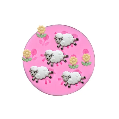 3D Silicone Flower And Sheep Shaped Baking Mold Fondant Cake Tool Chocolate Candy Cookies Pastry Soap Moulds D032
3D Silicone Flower And Sheep Shaped Baking Mold Fondant Cake Tool Chocolate Candy Cookies Pastry Soap Moulds D032