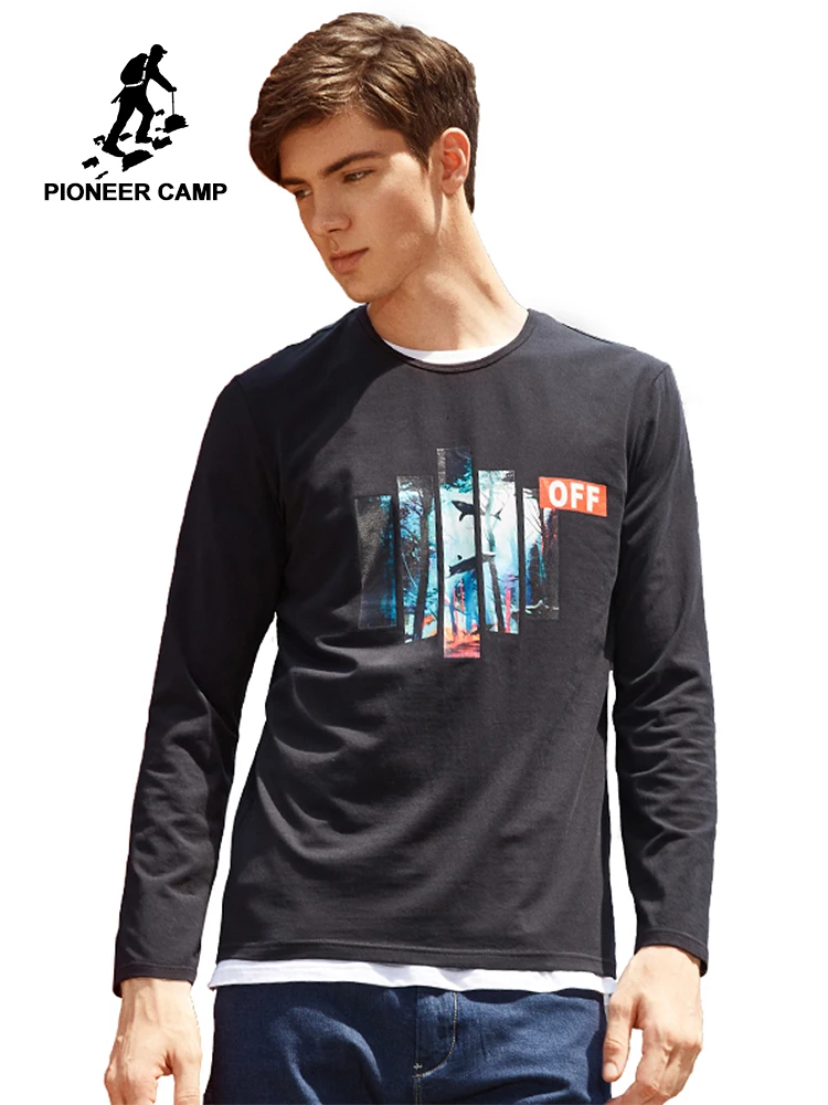Pioneer Camp New autumn T-shirt men brand clothing fashion shark T shirt male quality stretch casual Tees plus size ACT701193
Pioneer Camp New autumn T-shirt men brand clothing fashion shark T shirt male quality stretch casual Tees plus size ACT701193