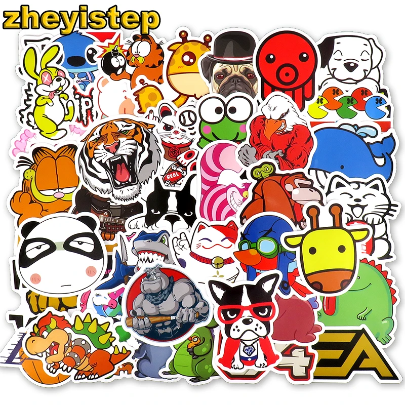50 Pcs Text and Animal Sticker for Bicycle Guitar Luggage Laptop Skateboard Motorcycle Car Styling Graffiti Waterproof Stickers
50 Pcs Text and Animal Sticker for Bicycle Guitar Luggage Laptop Skateboard Motorcycle Car Styling Graffiti Waterproof Stickers