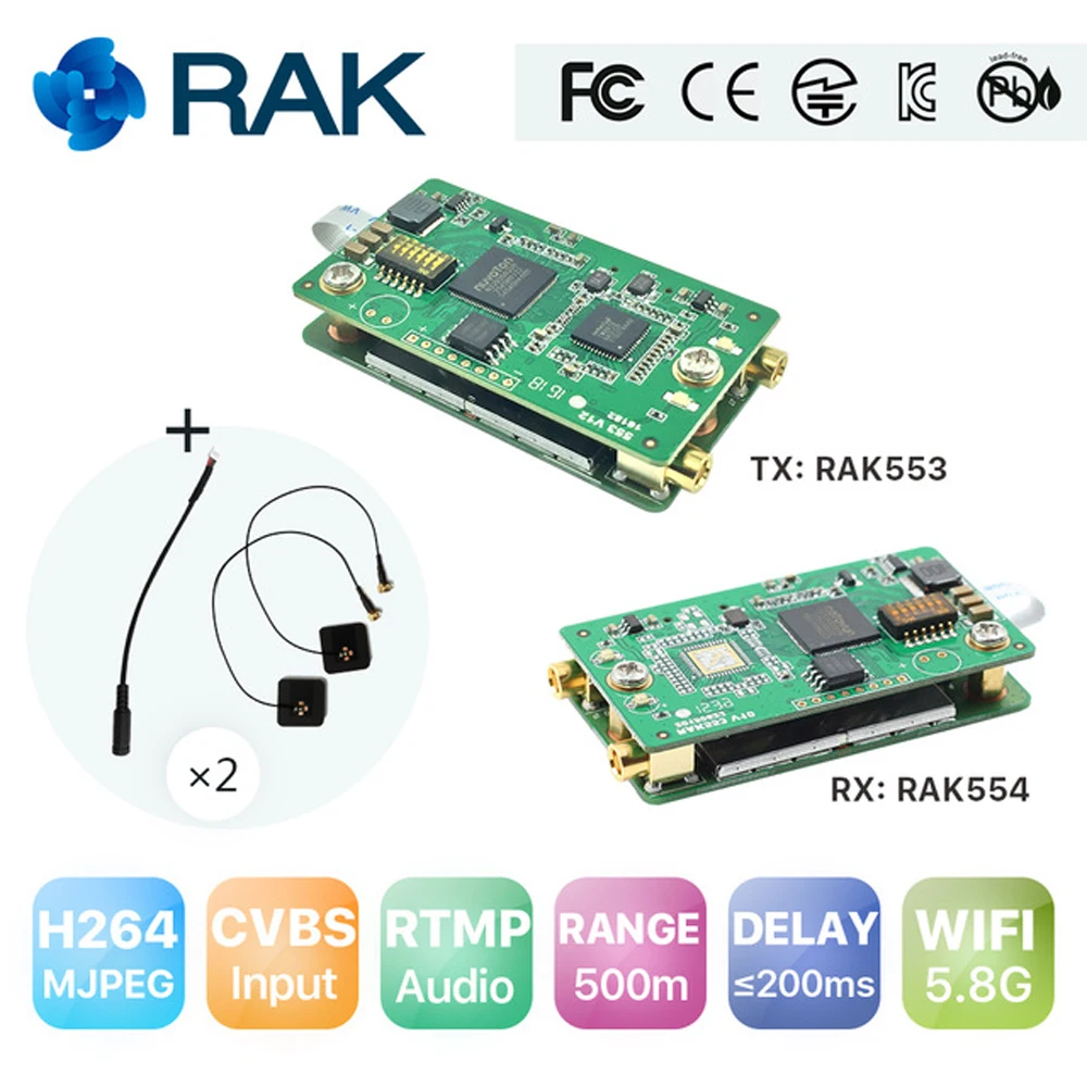 Flylink AV 5.8G WIFI Full HD Video Transmitter FPV Drone 480p Wireless Video Transmission CVBS Input Module 600M Long Range Q068
Flylink AV 5.8G WIFI Full HD Video Transmitter FPV Drone 480p Wireless Video Transmission CVBS Input Module 600M Long Range Q068