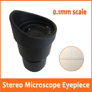 1PC WF10x Wide Angle 20mm Stereo Microscope Eyepiece Lens 30MM with Rubber Eye Guards and Graduated Scale Reticle Ruler 0.1mm
1PC WF10x Wide Angle 20mm Stereo Microscope Eyepiece Lens 30MM with Rubber Eye Guards and Graduated Scale Reticle Ruler 0.1mm