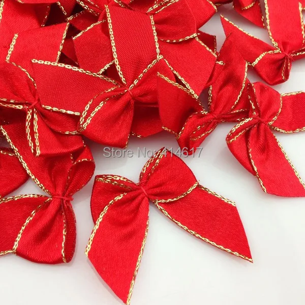 30pcs Gold Edge Mini Satin Ribbon Flowers Bows Gift Craft Wedding Decoration A263
30pcs Gold Edge Mini Satin Ribbon Flowers Bows Gift Craft Wedding Decoration A263