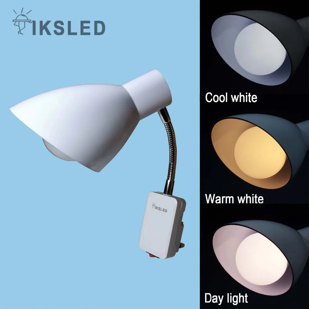 Desk lamp LED Socket Table Lamp UK Plug Portable Flexible led Table lamp with 3-color bulb Reading book Light 3 Light source
Desk lamp LED Socket Table Lamp UK Plug Portable Flexible led Table lamp with 3-color bulb Reading book Light 3 Light source