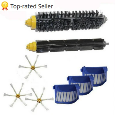 High Quality can track AeroVac Filter,Side Brush,Bristle & Flexible Beater Brush for iRobot Roomba 600 610 620 625 630 650 660
High Quality can track AeroVac Filter,Side Brush,Bristle & Flexible Beater Brush for iRobot Roomba 600 610 620 625 630 650 660