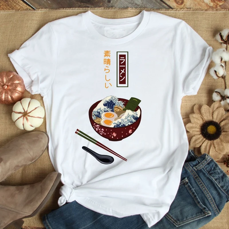 The Great Wave Shirts Great Ramen Wave Graphic Anime T Shirt Women Men Manga T Shirts Kawaii T-Shirt Japanese T Shirts
The Great Wave Shirts Great Ramen Wave Graphic Anime T Shirt Women Men Manga T Shirts Kawaii T-Shirt Japanese T Shirts