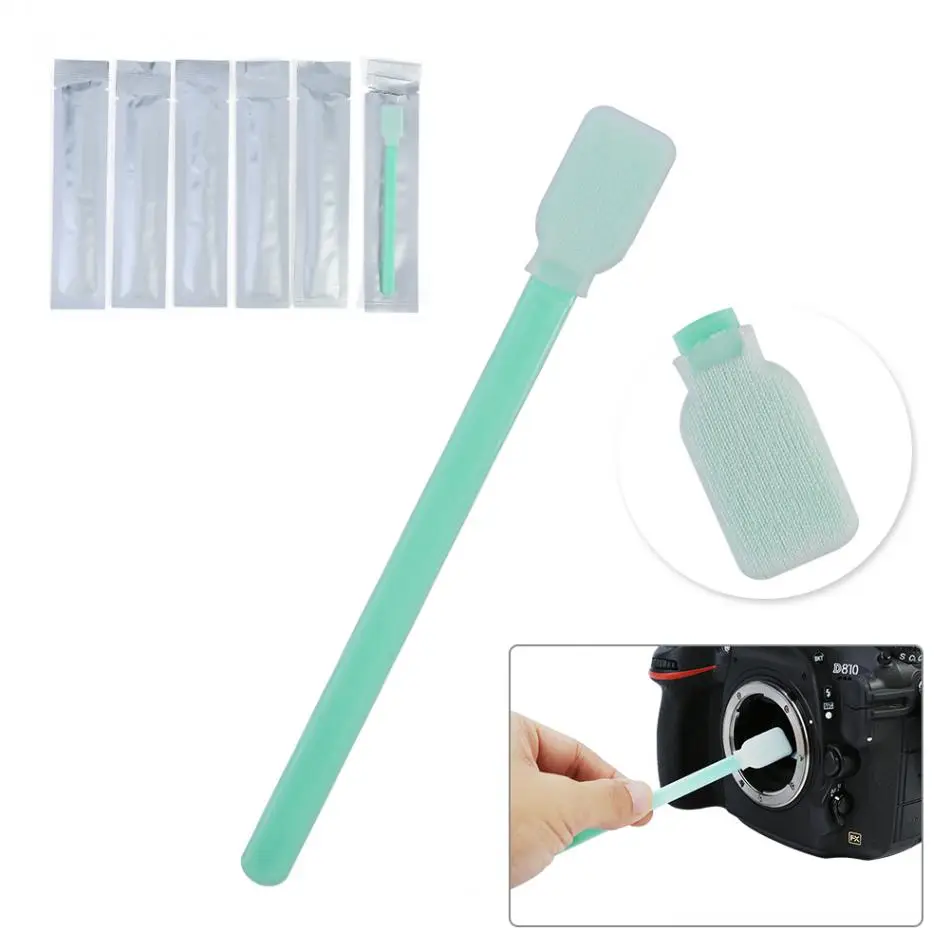 6pcs/Set Professional Cleaning Swab Use for Camera Sensor CCD CMOS Cleaner Kit Cleaning Accessories
6pcs/Set Professional Cleaning Swab Use for Camera Sensor CCD CMOS Cleaner Kit Cleaning Accessories