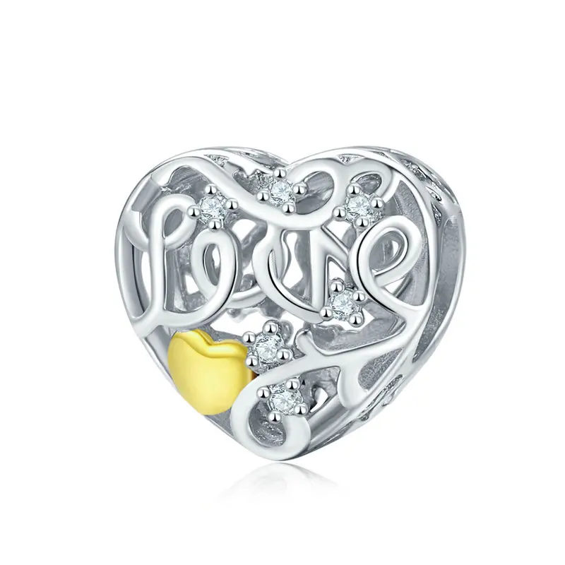 MOWIMO Genuine 925 Sterling Silver Meeting Your Love Charm Bead Fit Original Pandora Bracelets & Bangles S925 Making BKC859
MOWIMO Genuine 925 Sterling Silver Meeting Your Love Charm Bead Fit Original Pandora Bracelets & Bangles S925 Making BKC859