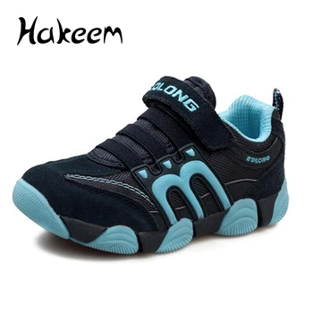 HAKEEM Children Shoes Casual Kids Leather Sport Children