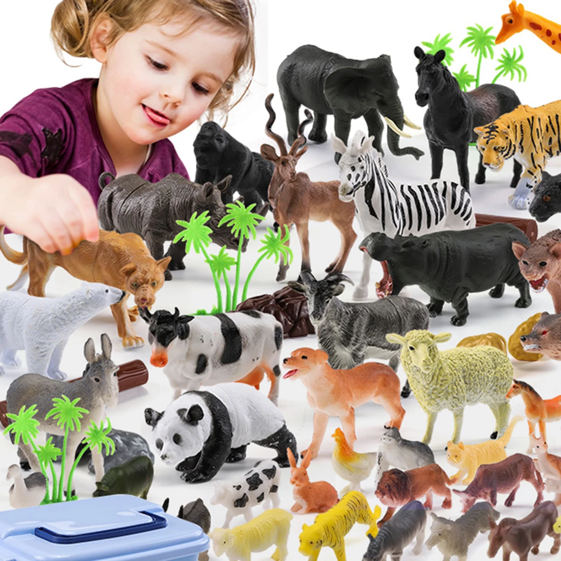 44pcs Genuine Wild Jungle Zoo Farm Animal Series Jaguar Collectible Model Kids Toy Early Learning Cognitive Toys Gifts-Random
44pcs Genuine Wild Jungle Zoo Farm Animal Series Jaguar Collectible Model Kids Toy Early Learning Cognitive Toys Gifts-Random