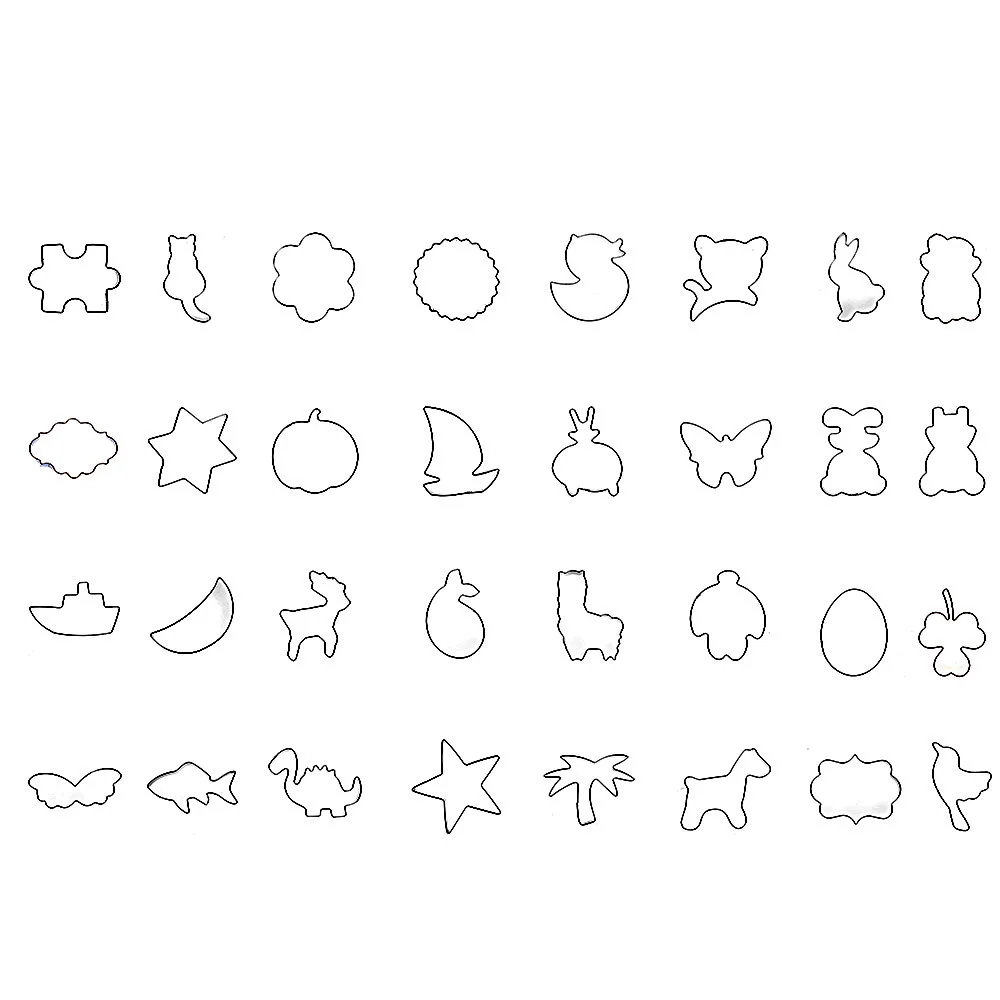 30 Styles 1pc Biscuit Mould Stainless Steel Cookie Cutter Fondant Stamps Cutters Specialized Molds Cake Decorating Tools
30 Styles 1pc Biscuit Mould Stainless Steel Cookie Cutter Fondant Stamps Cutters Specialized Molds Cake Decorating Tools