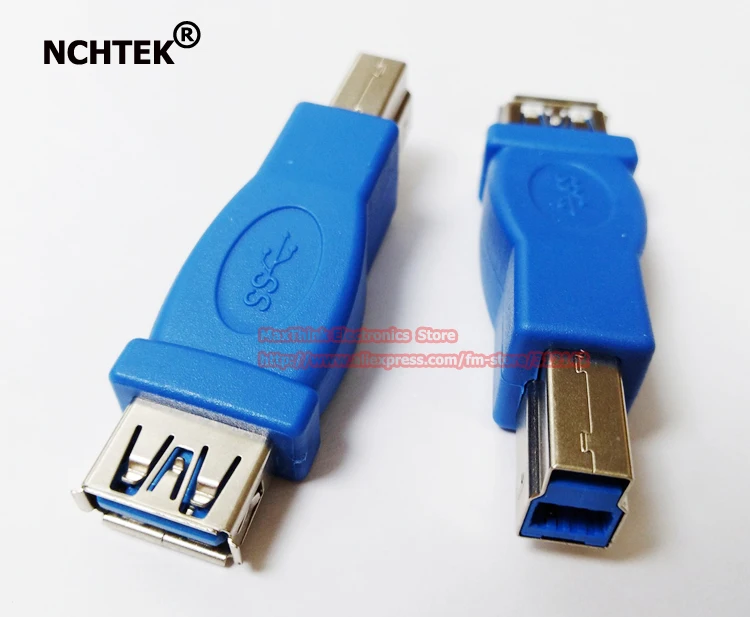 Адаптер для суперскоростного принтера NCHTEK USB 3 0 Type A мама к B папа/Бесплатная