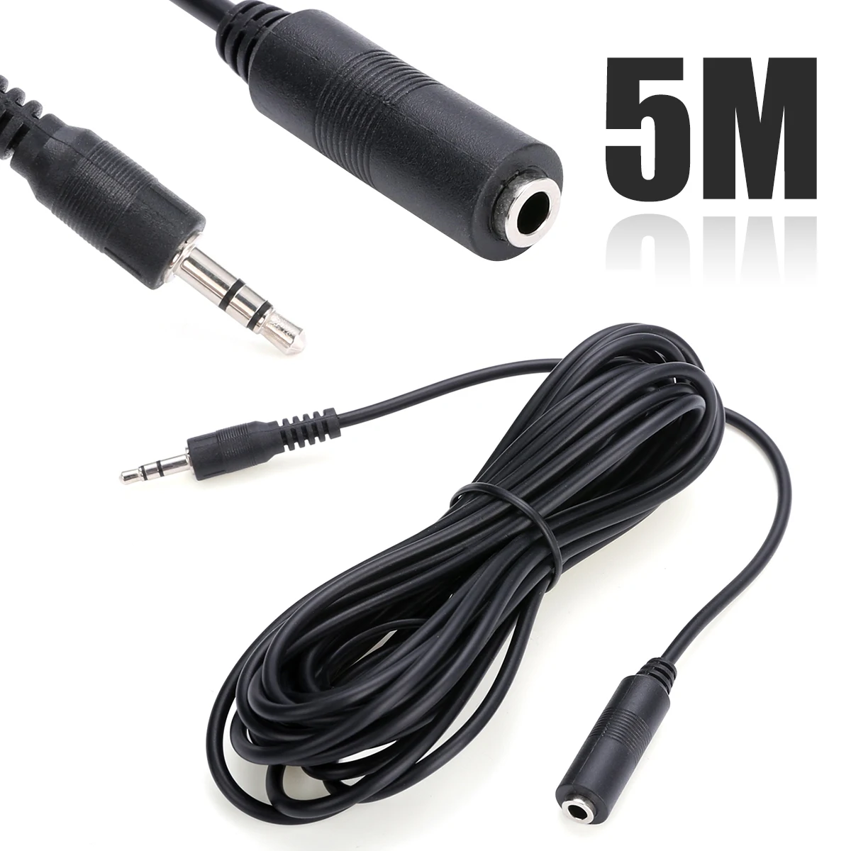 Mayitr 1pc 5M 3.5mm IR Repeater Extension Cable Low-loss 3.5 Stereo Plug Headphone Extender Wire for Infrared Receiver
Mayitr 1pc 5M 3.5mm IR Repeater Extension Cable Low-loss 3.5 Stereo Plug Headphone Extender Wire for Infrared Receiver
