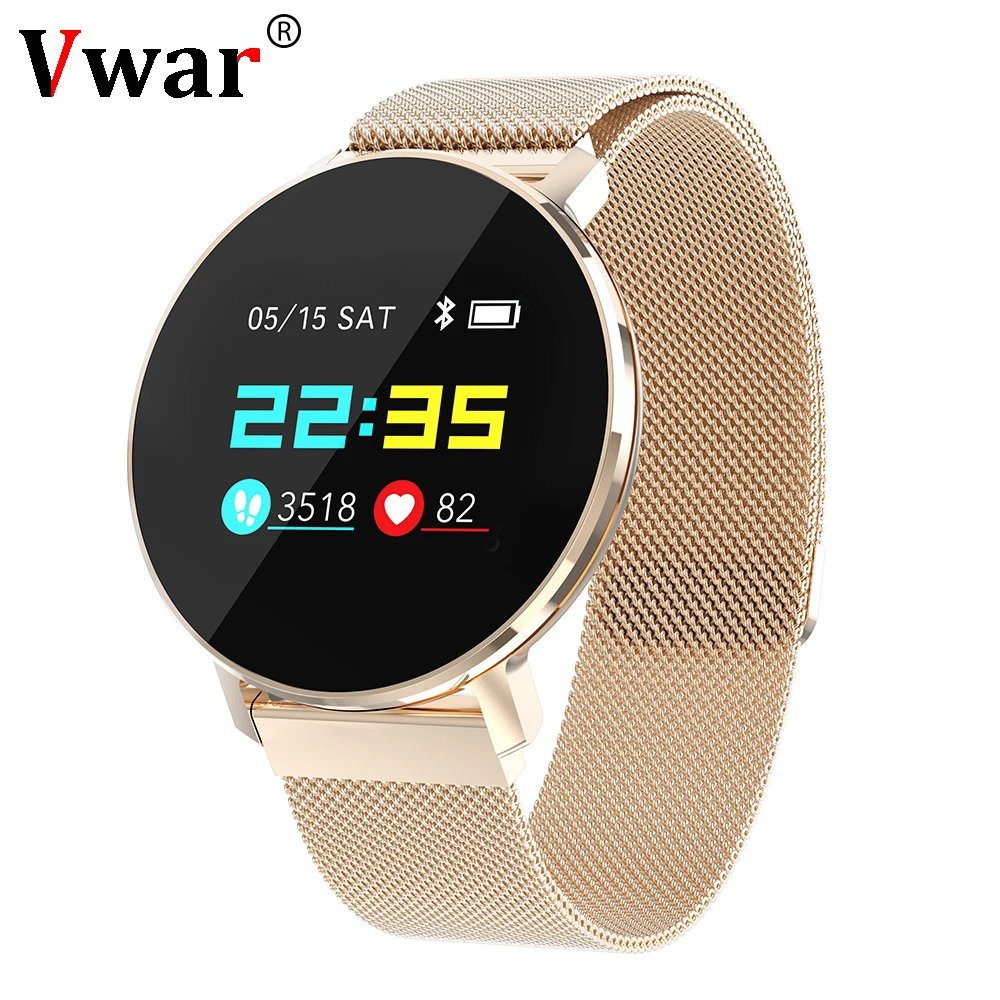 Vwar T5 Смарт часы IP67 водонепроницаемое закаленное стекло активности Фитнес трекер
