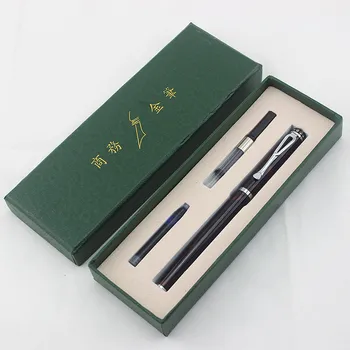 jinhao 0.5mm nib ink pen. School Stationery Office Learning Aristocratic black Metal gift pen Writing Fountain pen
jinhao 0.5mm nib ink pen. School Stationery Office Learning Aristocratic black Metal gift pen Writing Fountain pen