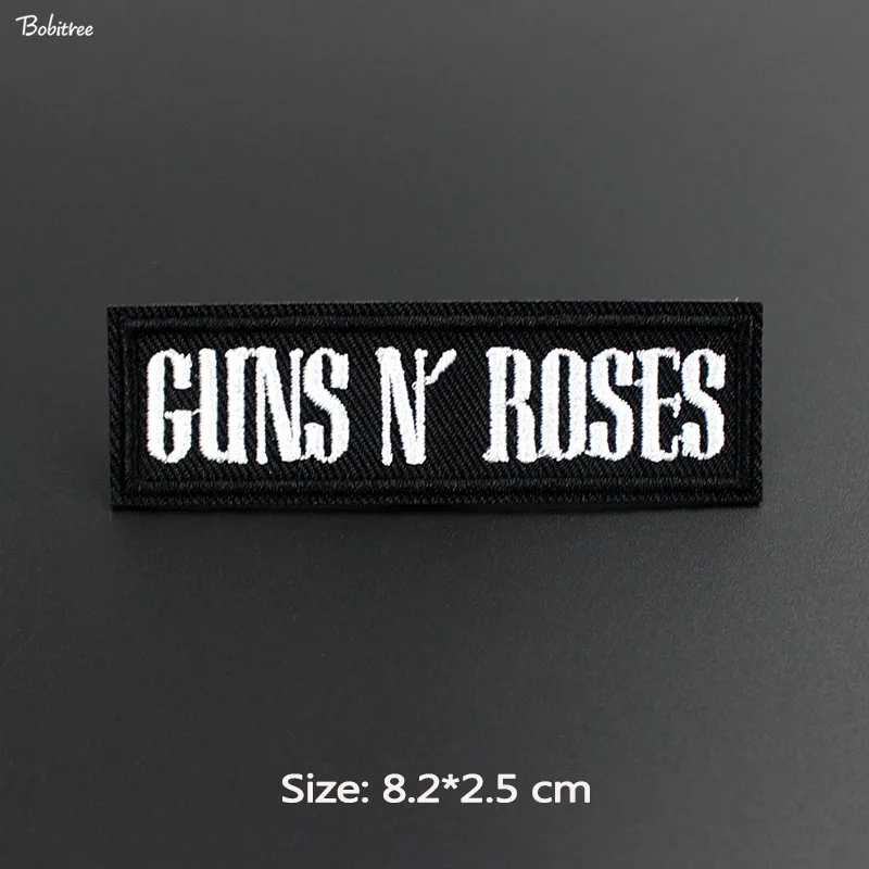 Rock Band Badges Size 8.2*2.5 cm Iron on Patches Embroidered Applique for Clothes Jacket Stickers DIY Patchwork
Rock Band Badges Size 8.2*2.5 cm Iron on Patches Embroidered Applique for Clothes Jacket Stickers DIY Patchwork
