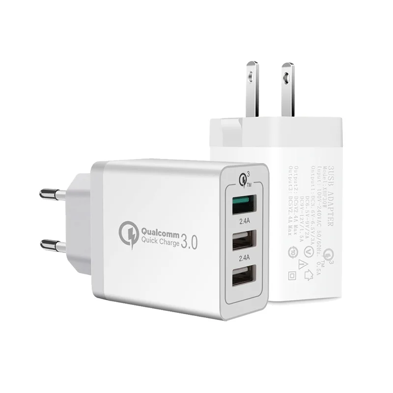 Быстрая зарядка 3 0 зарядное устройство для iPhone A порта USB адаптер питания Huawei Xiaomi
