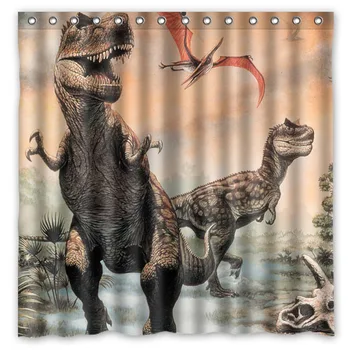 Dinosaur Shower Curtain Waterproof Mildewproof Bath Curtain Polyester Bathroom Decor Products With Hook 71*71 inch
Dinosaur Shower Curtain Waterproof Mildewproof Bath Curtain Polyester Bathroom Decor Products With Hook 71*71 inch