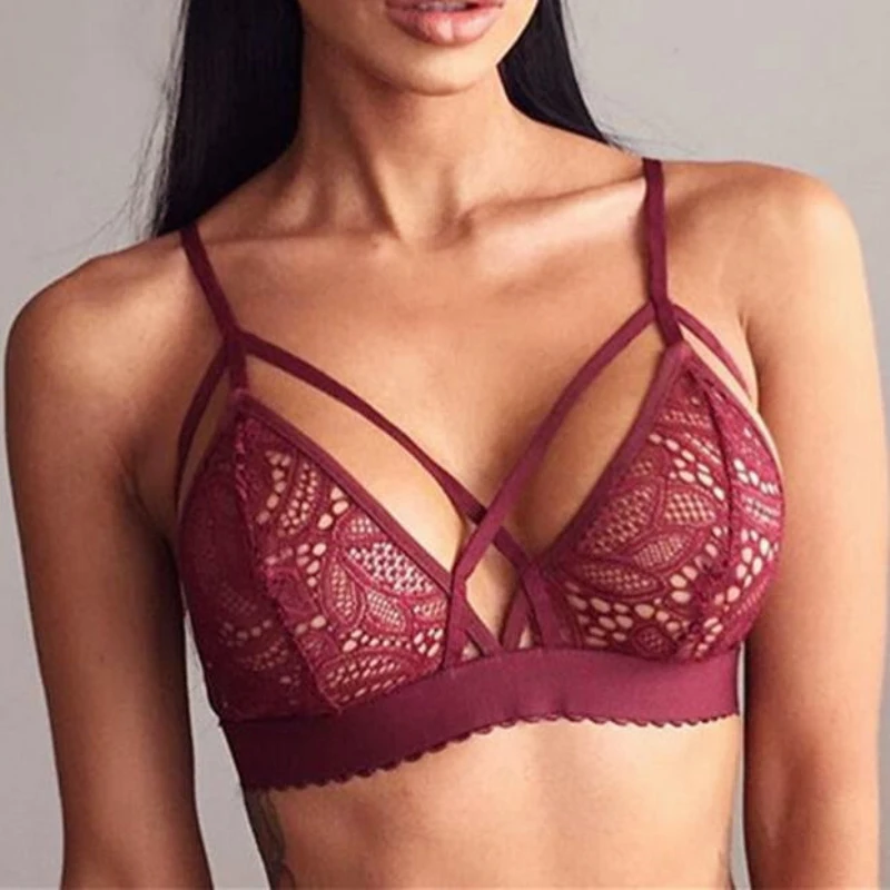 Summer Women Hollow Translucent Underwear Plus size S-XL Full Lace Frenum Strap Lingerie Bra Tops H262
Summer Women Hollow Translucent Underwear Plus size S-XL Full Lace Frenum Strap Lingerie Bra Tops H262